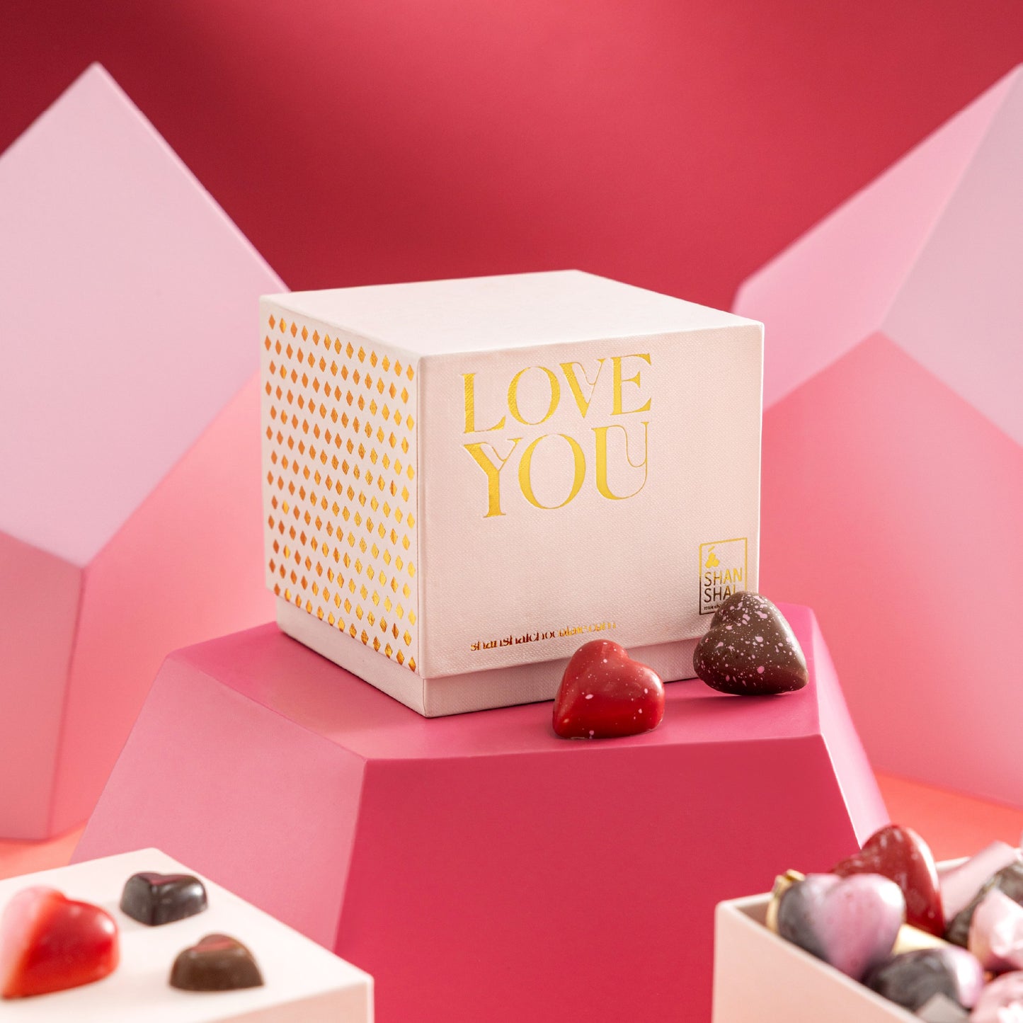 I love you Cubical Chocolate Package