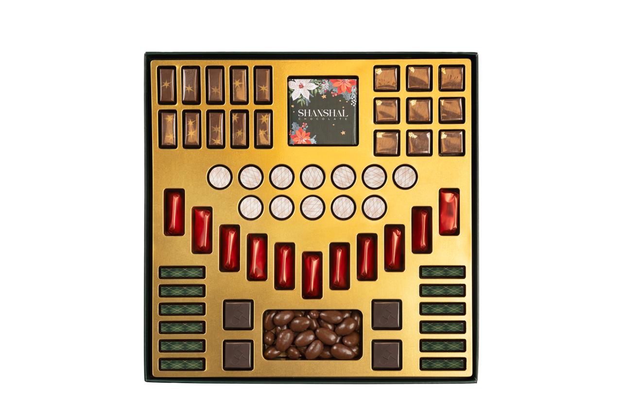 Gems Poinsettia Chocolate Package