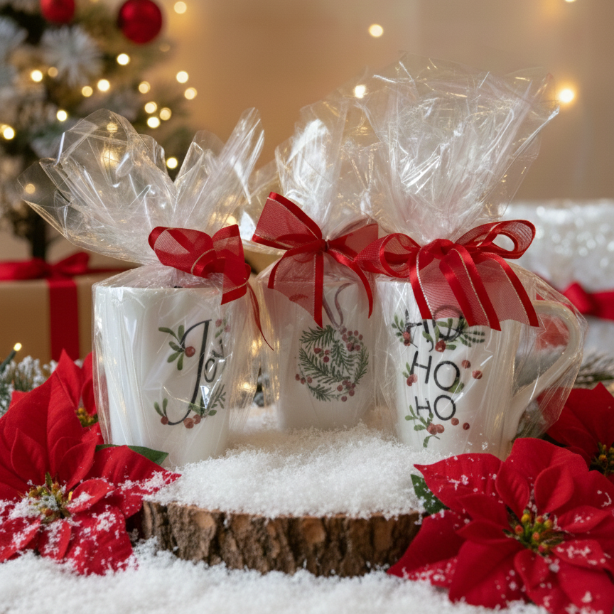 Christmas Mug with Chocolate