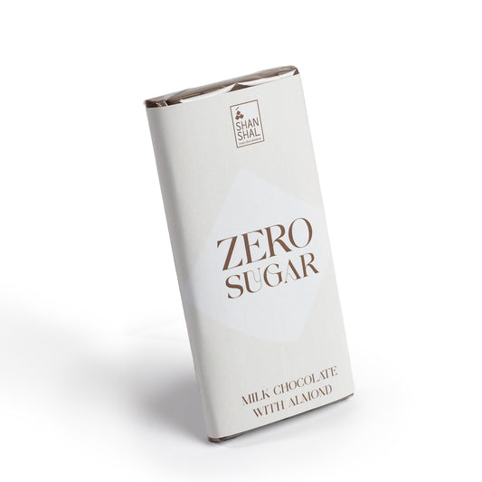 Sugar Free Milk Chocolate with Almond Bar