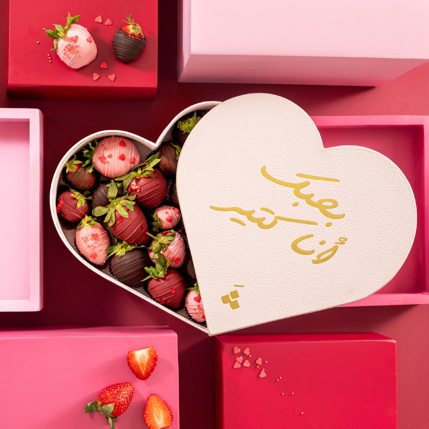 Strawberry dipped in chocolate Package