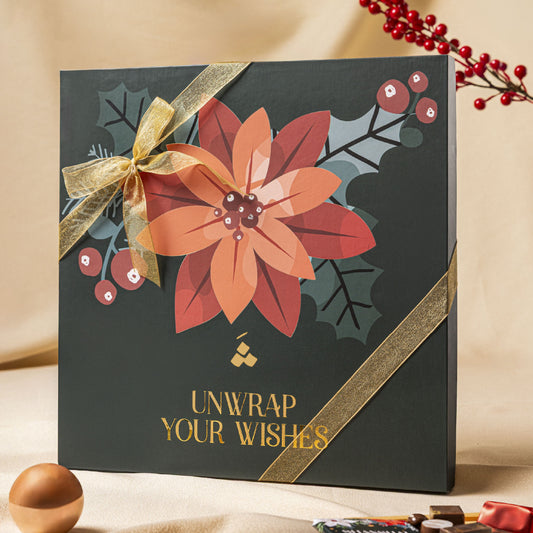 Gems Poinsettia Chocolate Package